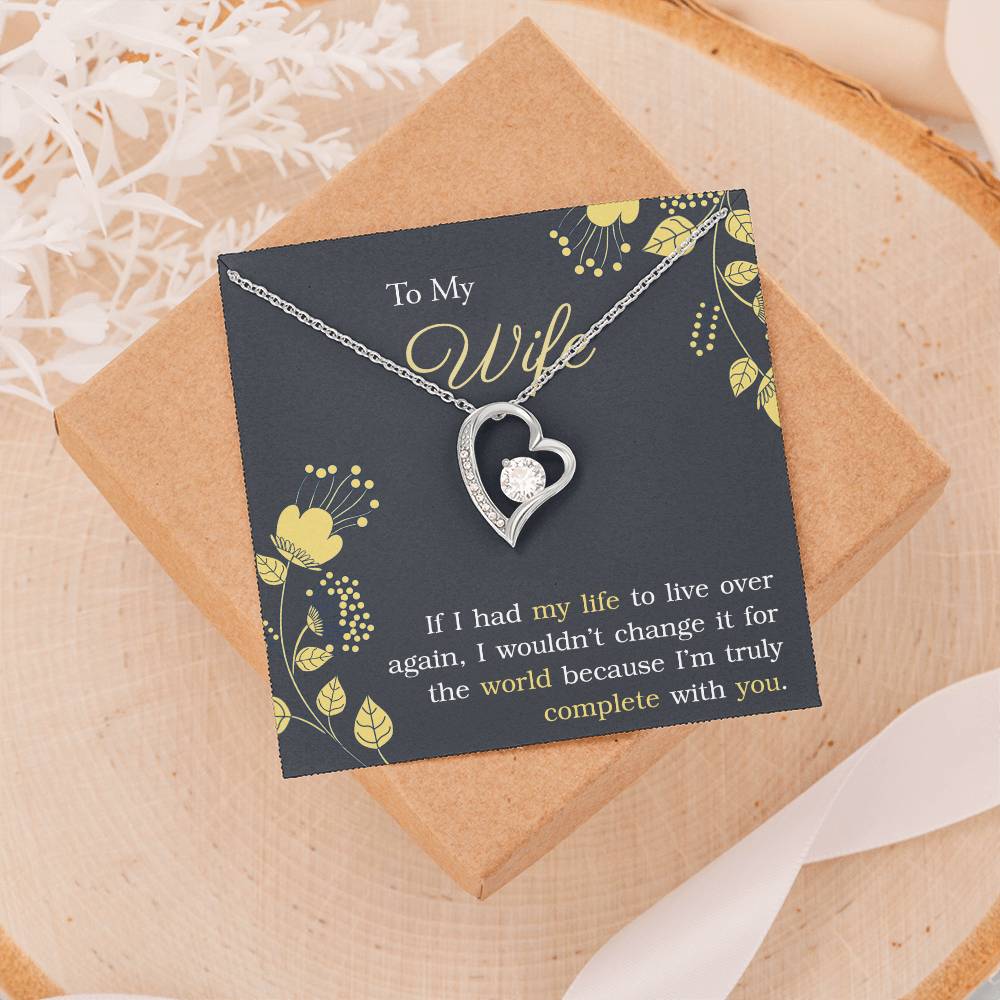 To My Wife Necklace, Anniversary Gift for Wife, Love Knot Necklace Gift for Wife 175117717127 Forever Love Necklace