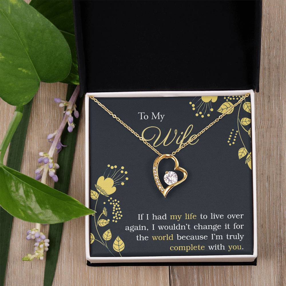 To My Wife Necklace, Anniversary Gift for Wife, Love Knot Necklace Gift for Wife 175117717127 Forever Love Necklace