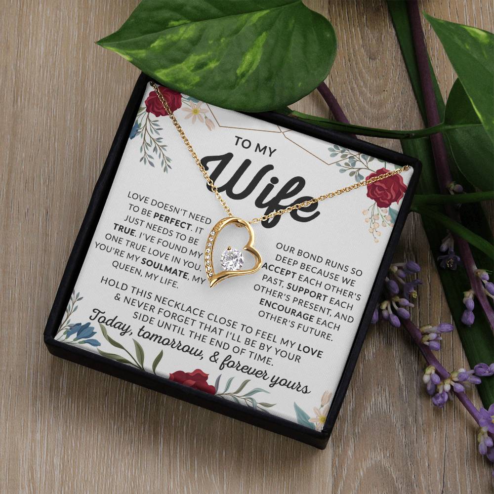 Eternal Hope Necklace To My Wife Gift, Necklace gift for her, Valentine's day 175138888386 Forever Love Necklace