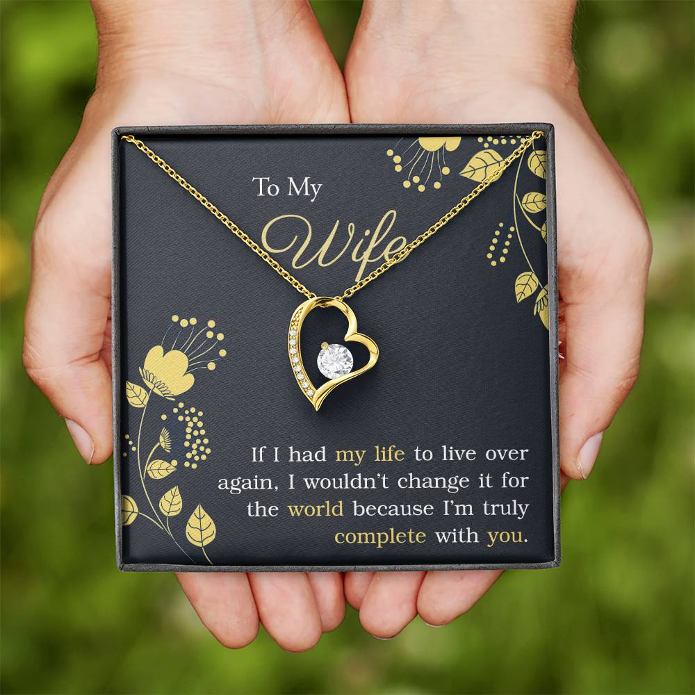 To My Wife Necklace, Anniversary Gift for Wife, Love Knot Necklace Gift for Wife 175117717127 Forever Love Necklace