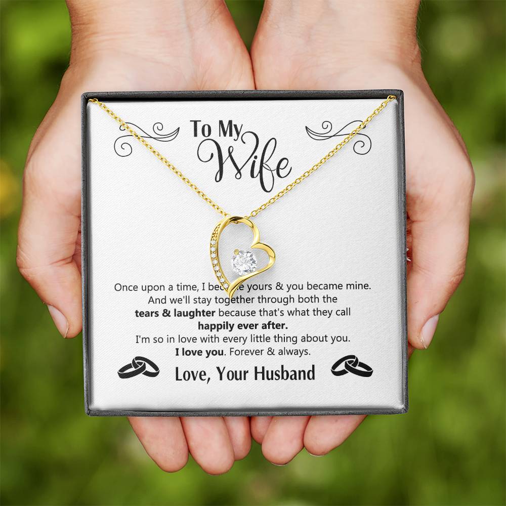 To My Wife Gift Necklace For Wife Anniversary For Wife Romantic Gifts For Her 175125613050 Forever Love Necklace