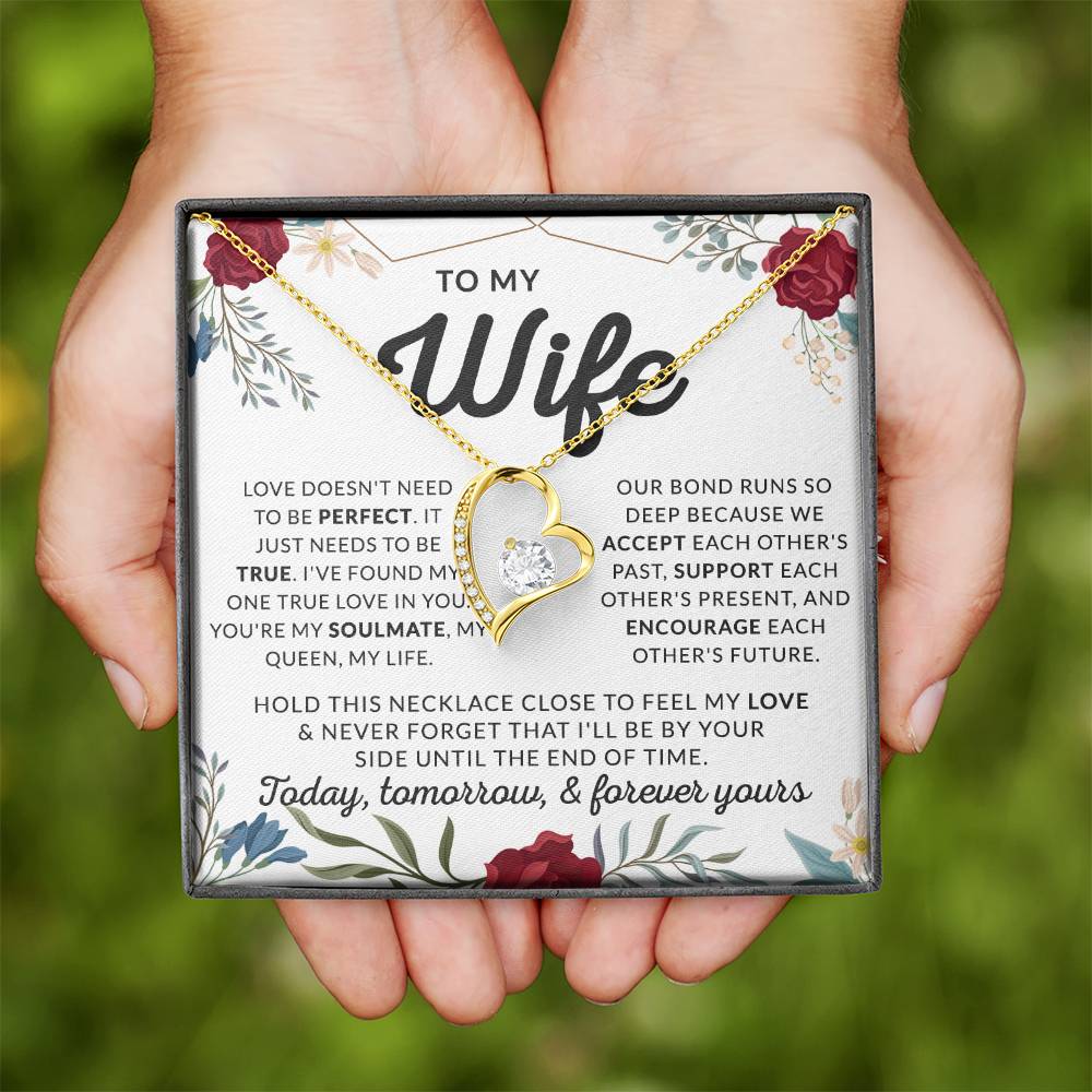 Eternal Hope Necklace To My Wife Gift, Necklace gift for her, Valentine's day 175138888386 Forever Love Necklace