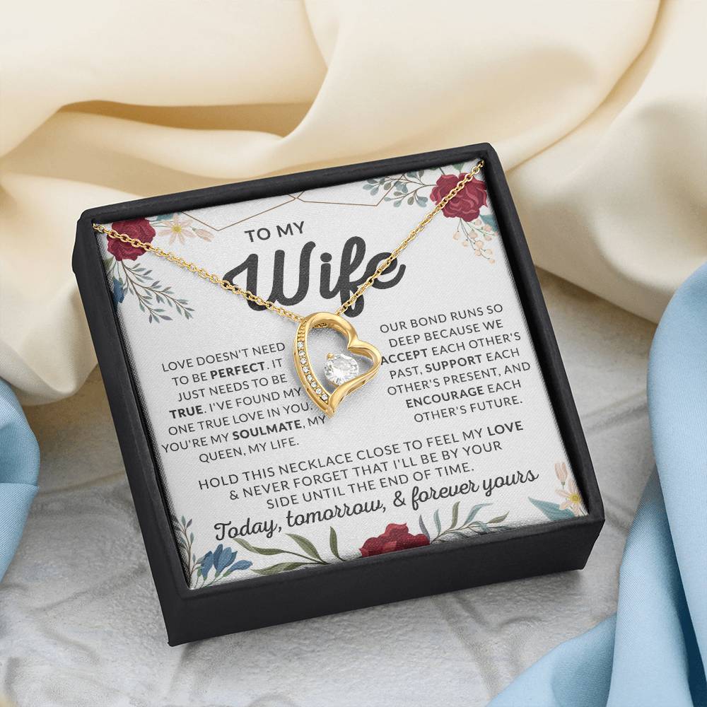 Eternal Hope Necklace To My Wife Gift, Necklace gift for her, Valentine's day 175138888386 Forever Love Necklace