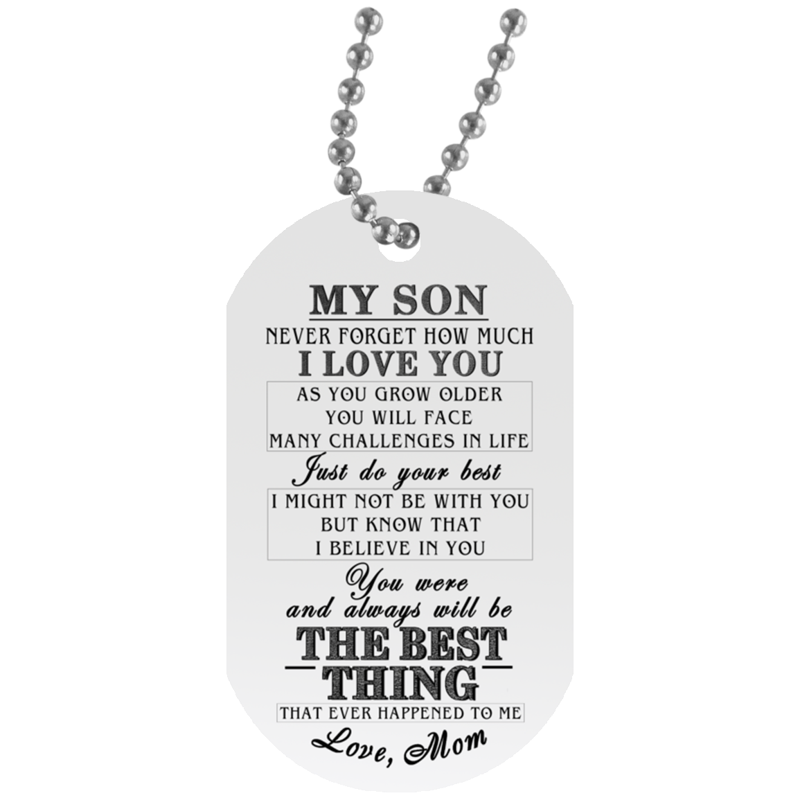 Mother And Son - To My Son Love Mom The Best Thing, Love Mom Gift From Momy