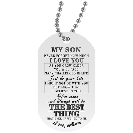 Mother And Son - To My Son Love Mom The Best Thing, Love Mom Gift From Momy