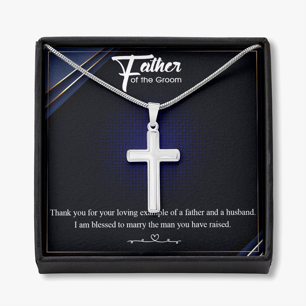 Cross Necklace for Men Black Silver Gold Stainless Steel Christian Bible Verse Jewelry Birthday Graduation Fathers Day Valentine's Day Christmas Gifts for Men Son Husband Boyfriend Dad Friends5 Personalized Cross Necklace