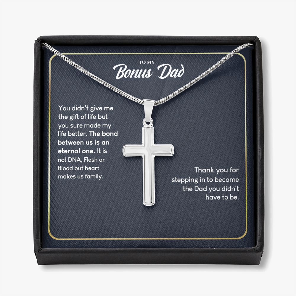 Cross Necklace for Men Black Silver Gold Stainless Steel Christian Bible Verse Jewelry Birthday Graduation Fathers Day Valentine's Day Christmas Gifts for Men Son Husband Boyfriend Dad Friends6 Personalized Cross Necklace