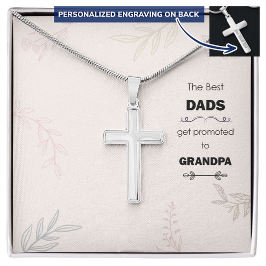 To My Dad The Best Dads Necklace Pendant Gift From Daughter Or Son Necklace For Dad Happy Father's Day, To Dad Father In Law Gifts On Birthday Anniversary