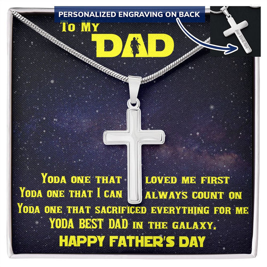 To My Dad Necklace, Ideas Gifts From Daughter Son, Custom Jewelry, Personalized Fathers Day Gift Ideas for Men, Papa Gift Gift Dad Jewelry Pendant Necklace Father Gift