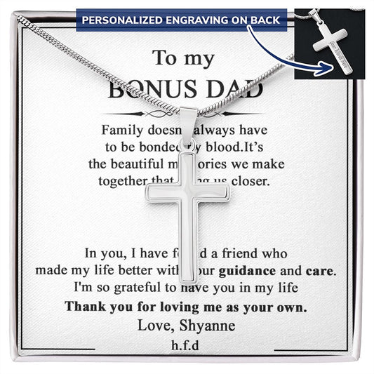 Cross Necklace for Men Black Silver Gold Stainless Steel Christian Bible Verse Jewelry Birthday Graduation Fathers Day Valentine's Day Christmas Gifts for Men Son Husband Boyfriend Dad Friends2 Personalized Cross Necklace