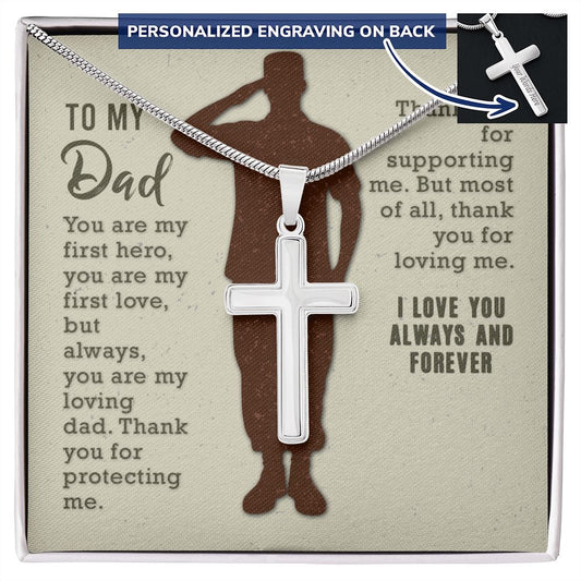 Sterling Silver Cross Necklace Gifts for Men, Cross Necklace for Men Religious Gifts for Men Baptism Gifts Anniversary Valentines Day Gifts for Him Fathers Day Christmas Gifts for Dad Son Boyfriend