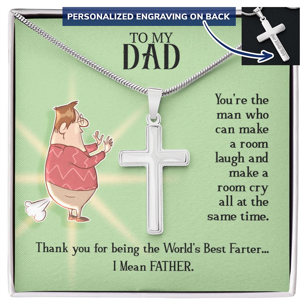 Sterling Silver Cross Necklace Gifts for Men, Cross Necklace for Men Religious Gifts for Men Baptism Gifts Anniversary Valentines Day Gifts for Him Fathers Day Christmas Gifts for Dad Son Boyfriend