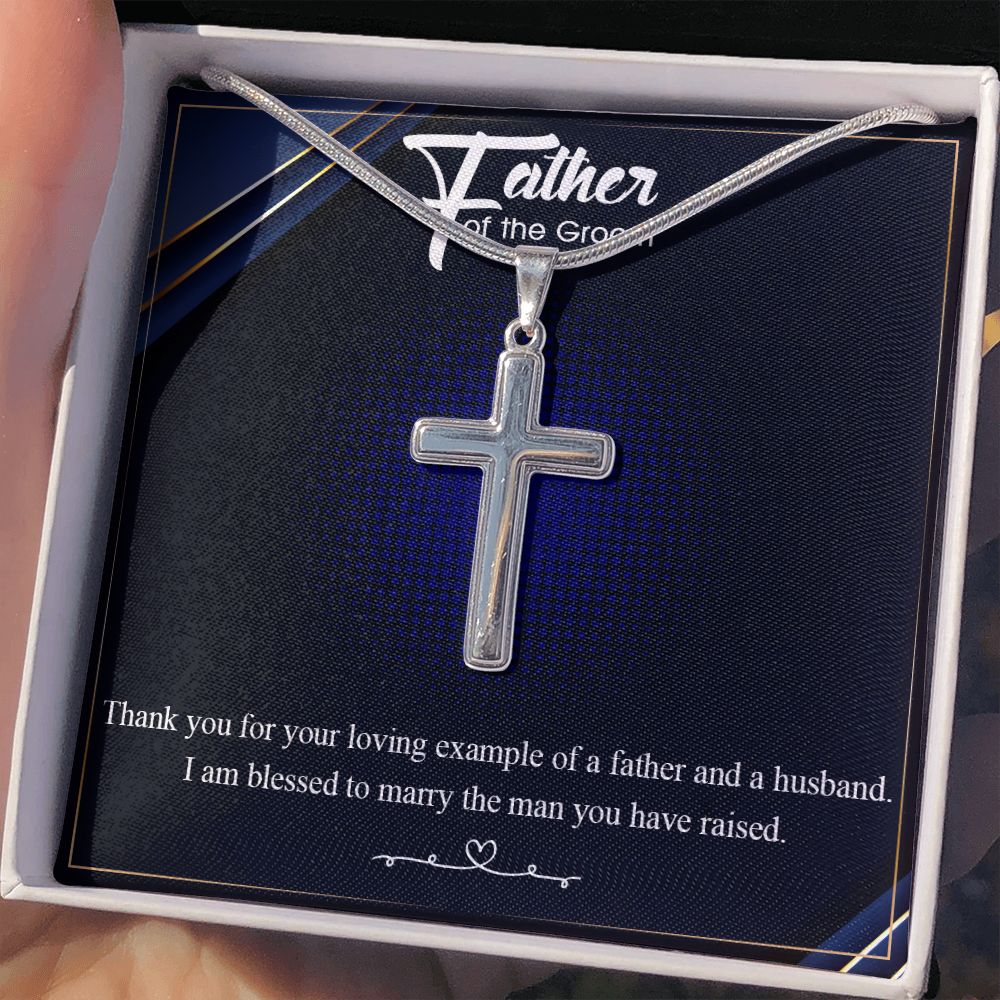 Cross Necklace for Men Black Silver Gold Stainless Steel Christian Bible Verse Jewelry Birthday Graduation Fathers Day Valentine's Day Christmas Gifts for Men Son Husband Boyfriend Dad Friends5 Personalized Cross Necklace