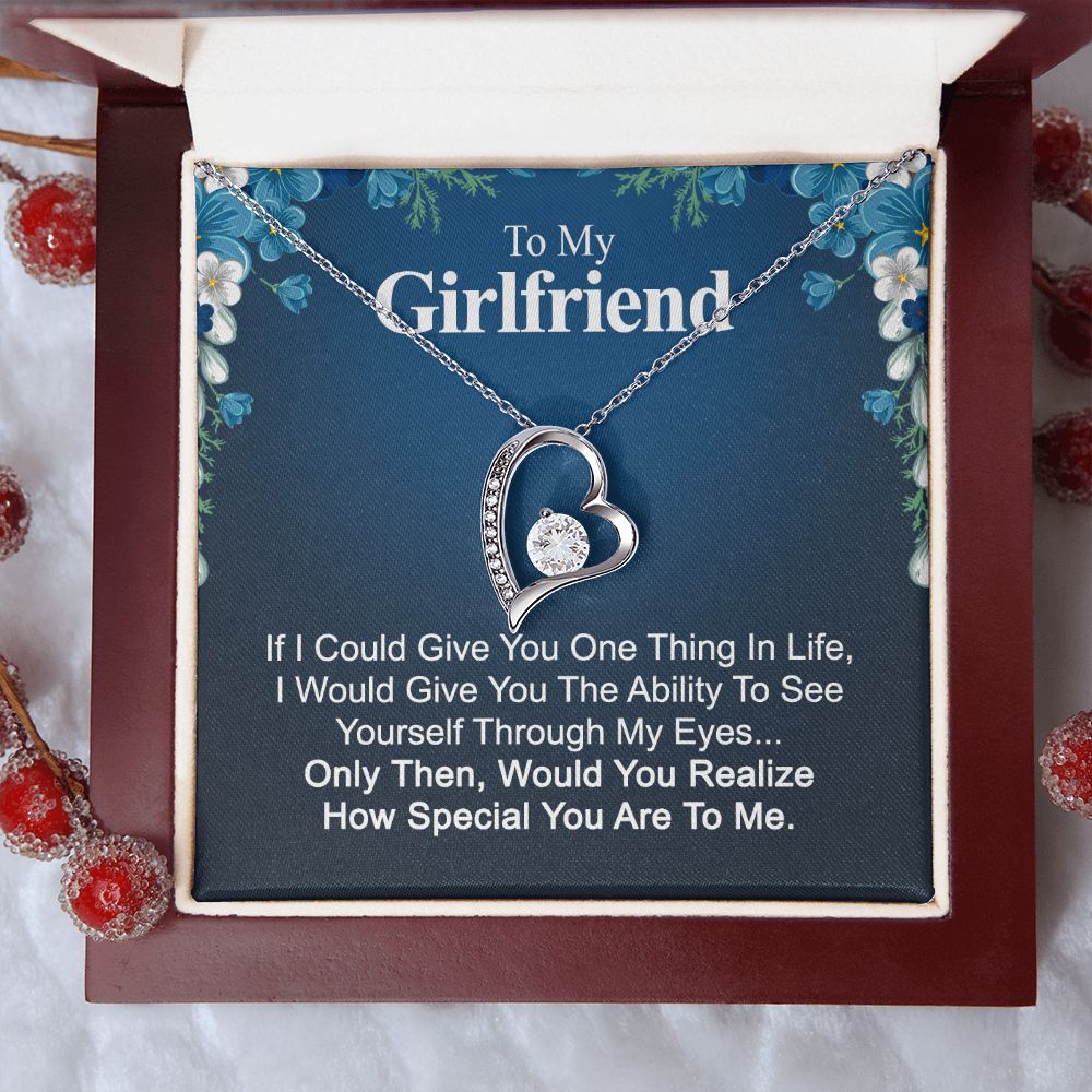 To My Girlfriend Necklace from Boyfriend To My Future Wife Necklace Jewelry For Girlfriend Gift For Girlfriend Gift for Her Romantic Birthday Valentines Day Gift For Girlfriend Gifts Necklaces 32 Forever Love Necklace
