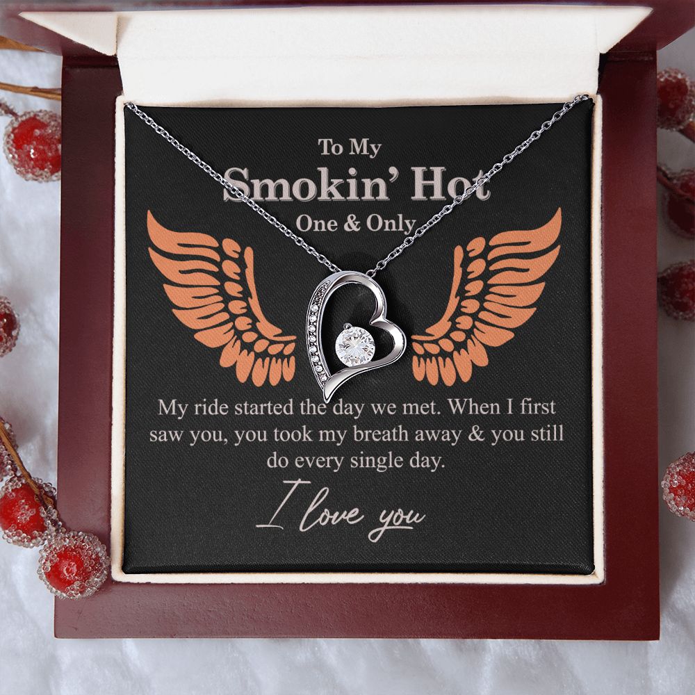 To My Smokin' Hot Necklace Gift One And Only - My Ride Started Alluring Necklace Forever Love Necklace