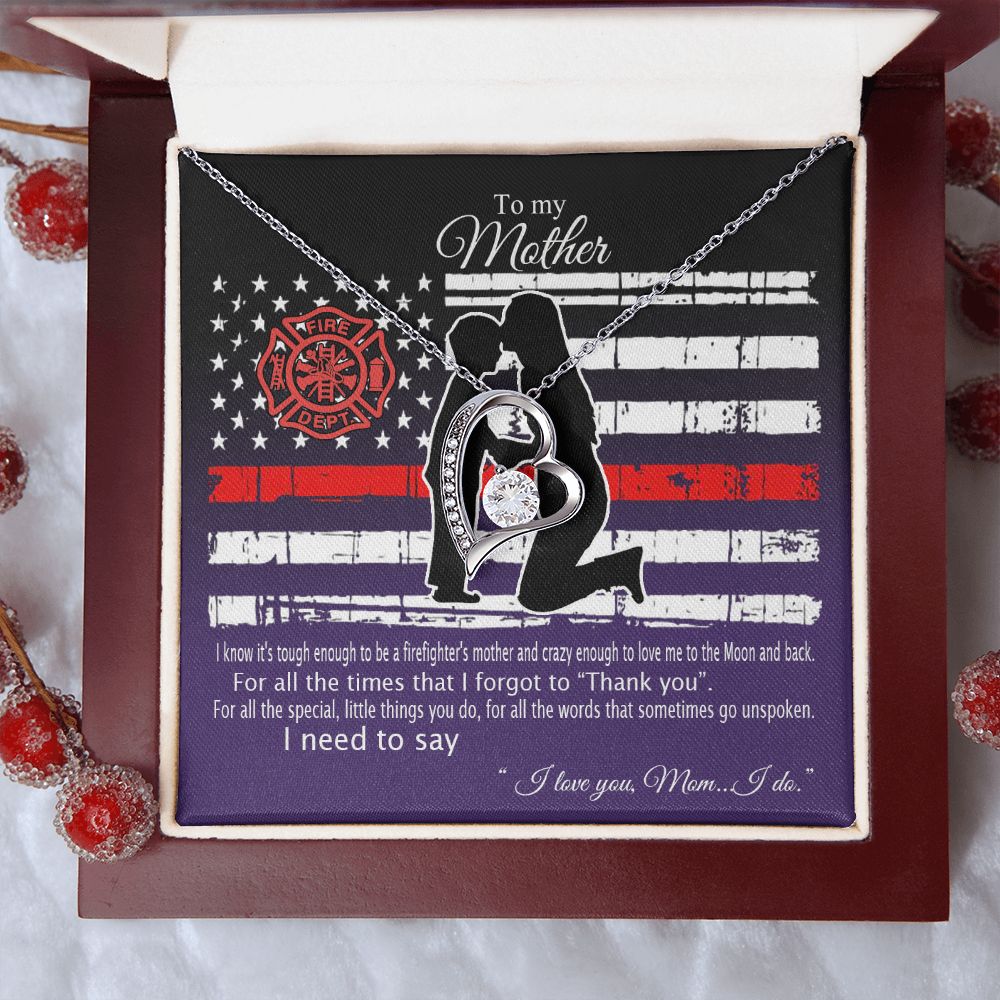 Mom Necklace Gifts for Mom from Daughter to Mom Gifts for Mothers Day from Daughter, To My Mom Necklace from Daughter to Mom Birthday Gifts Necklace with Message Card and Gift Box2233 Forever Love Necklace