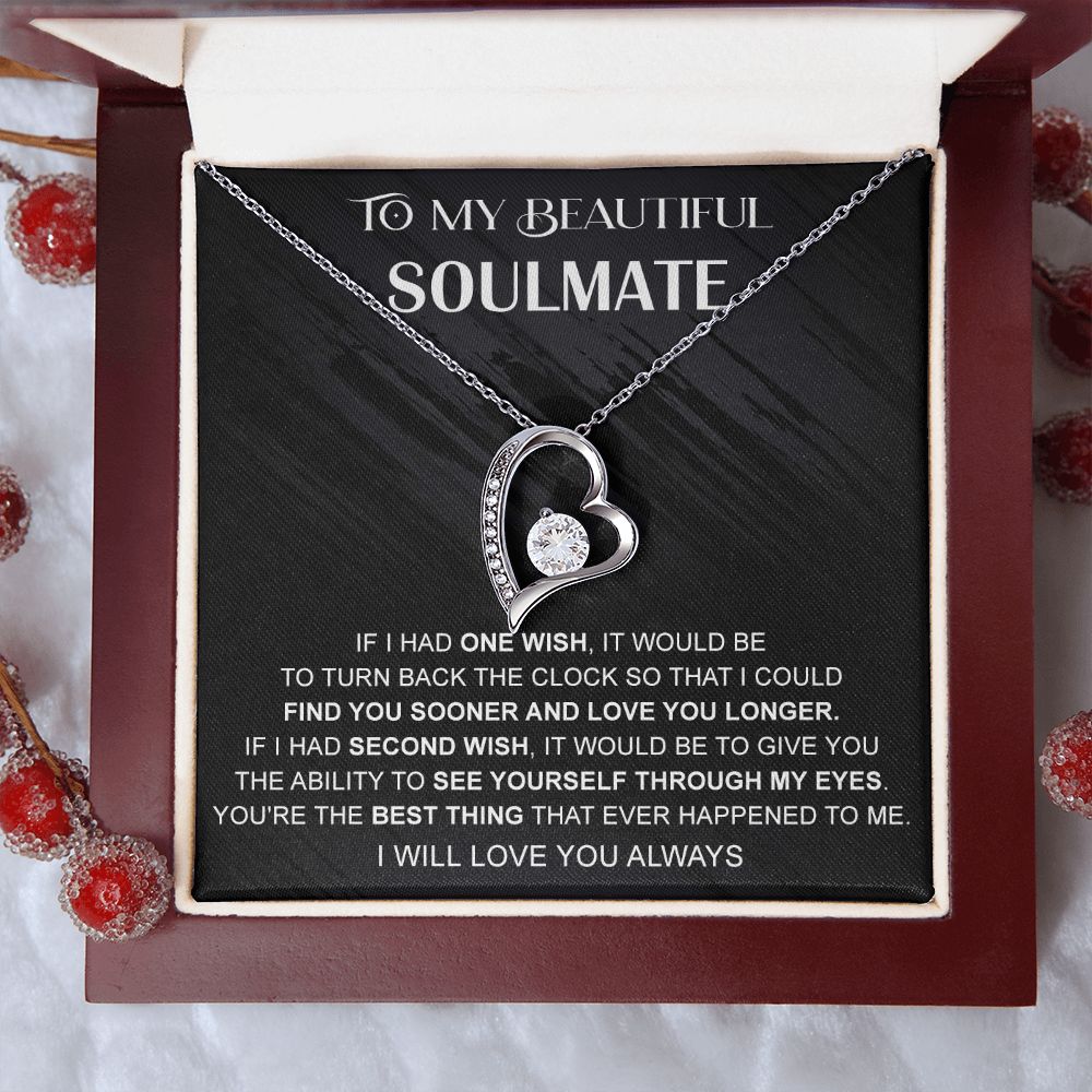 Eternal Hope Necklace, Valentine's Day Gift, Birthday Gift, Gift for Soulmate 175114050407 Forever Love Necklace