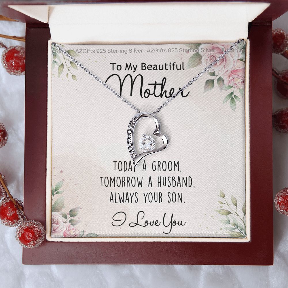 Mother Of The Groom Gift, Mother Of The Groom, Mother Of The Groom Gifts, Gift For Mother Of The Groom, Mother Of Groomw Forever Love Necklace