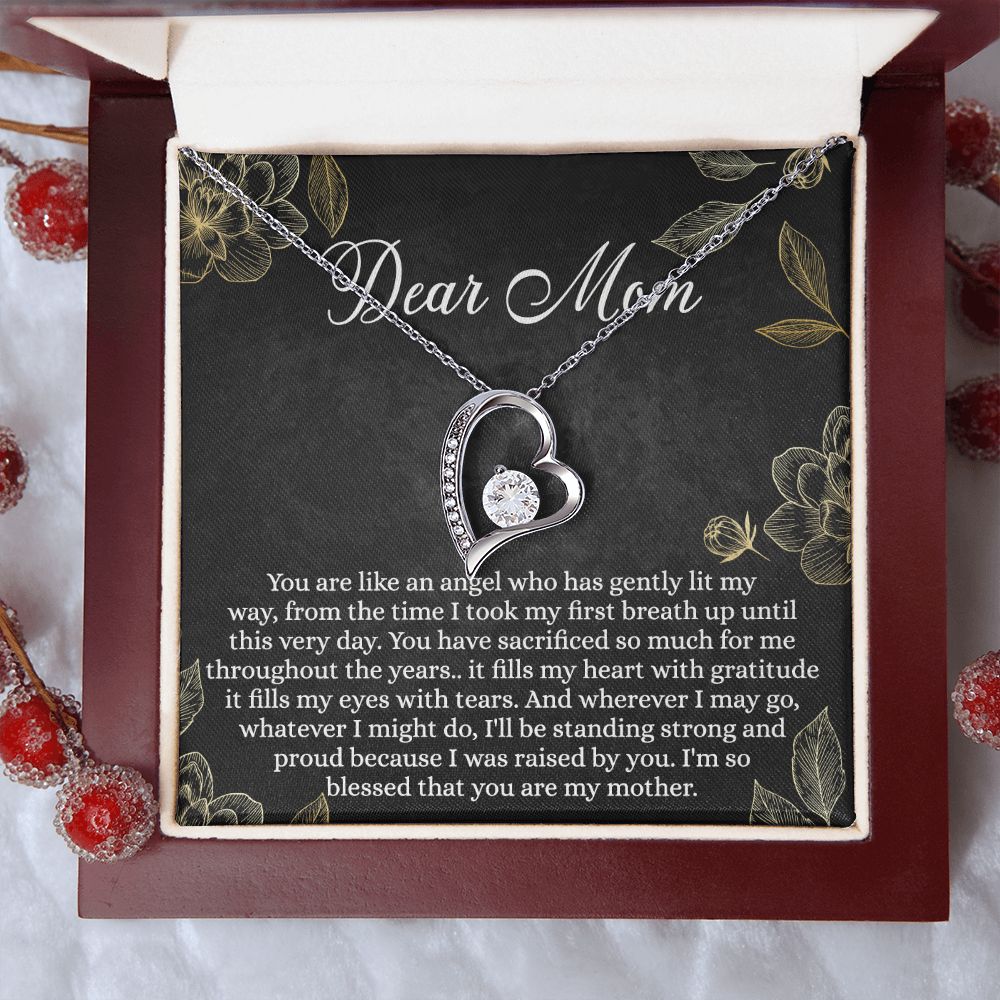 Mothers Day Gifts From Son Daughter Kids Gifts For Mom Birthday Unique Mothers Day Necklace Gift Idea Sentimental Mom Christmas Present Forever Love Necklace