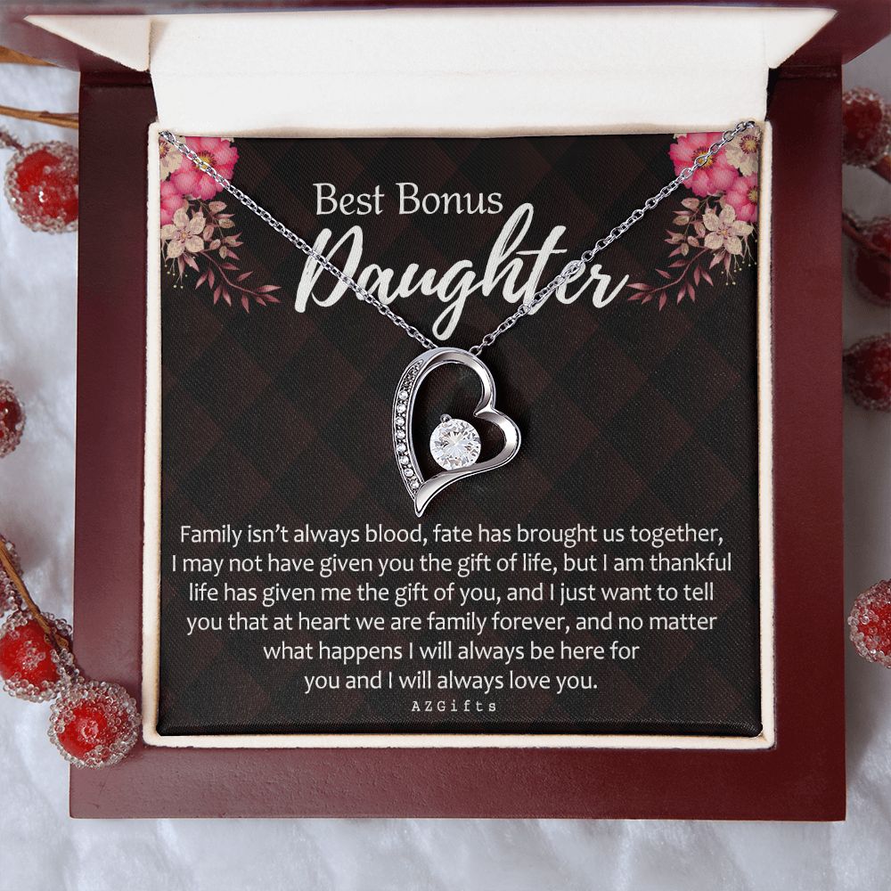 Daughter In Law Gifts Ideas, Daughter In Law Necklace, Gifts For Future Daughter In Law, Daughter In Law Birthday Gifts, Daughter-in-law Gifts From Mother In Law, Birthday Gifts For Daughter1 Forever Love Necklace
