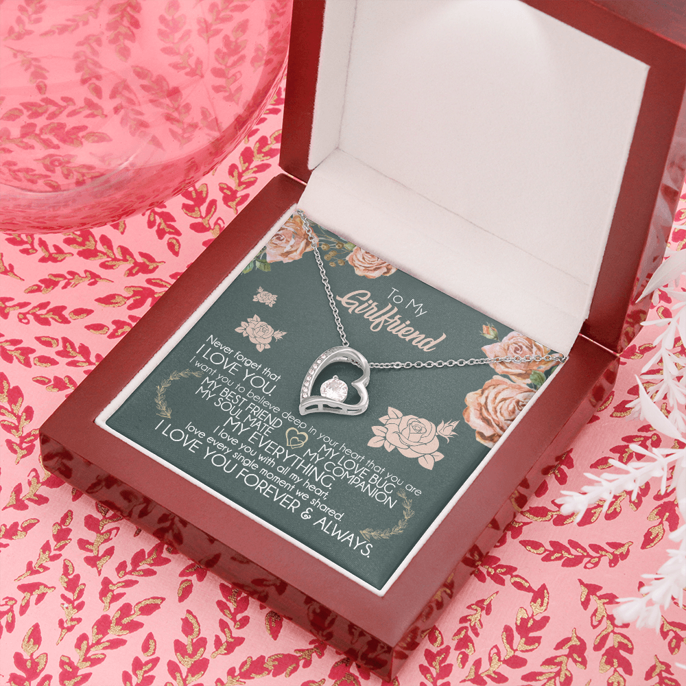 To My Girlfriend Necklace Valentine Gift From Boyfriend Giffs for Girlfriend 175077749622