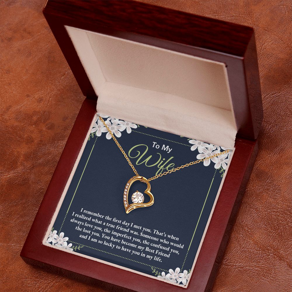 To My Wife Necklace Gift Alluring Beauty Necklace Birthday Gifts for Daughter 175146937086 Forever Love Necklace