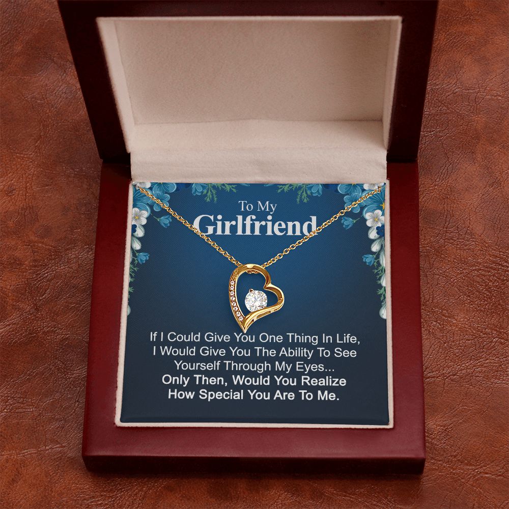 To My Girlfriend Necklace from Boyfriend To My Future Wife Necklace Jewelry For Girlfriend Gift For Girlfriend Gift for Her Romantic Birthday Valentines Day Gift For Girlfriend Gifts Necklaces 32 Forever Love Necklace