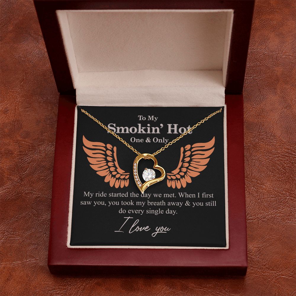 To My Smokin' Hot Necklace Gift One And Only - My Ride Started Alluring Necklace Forever Love Necklace