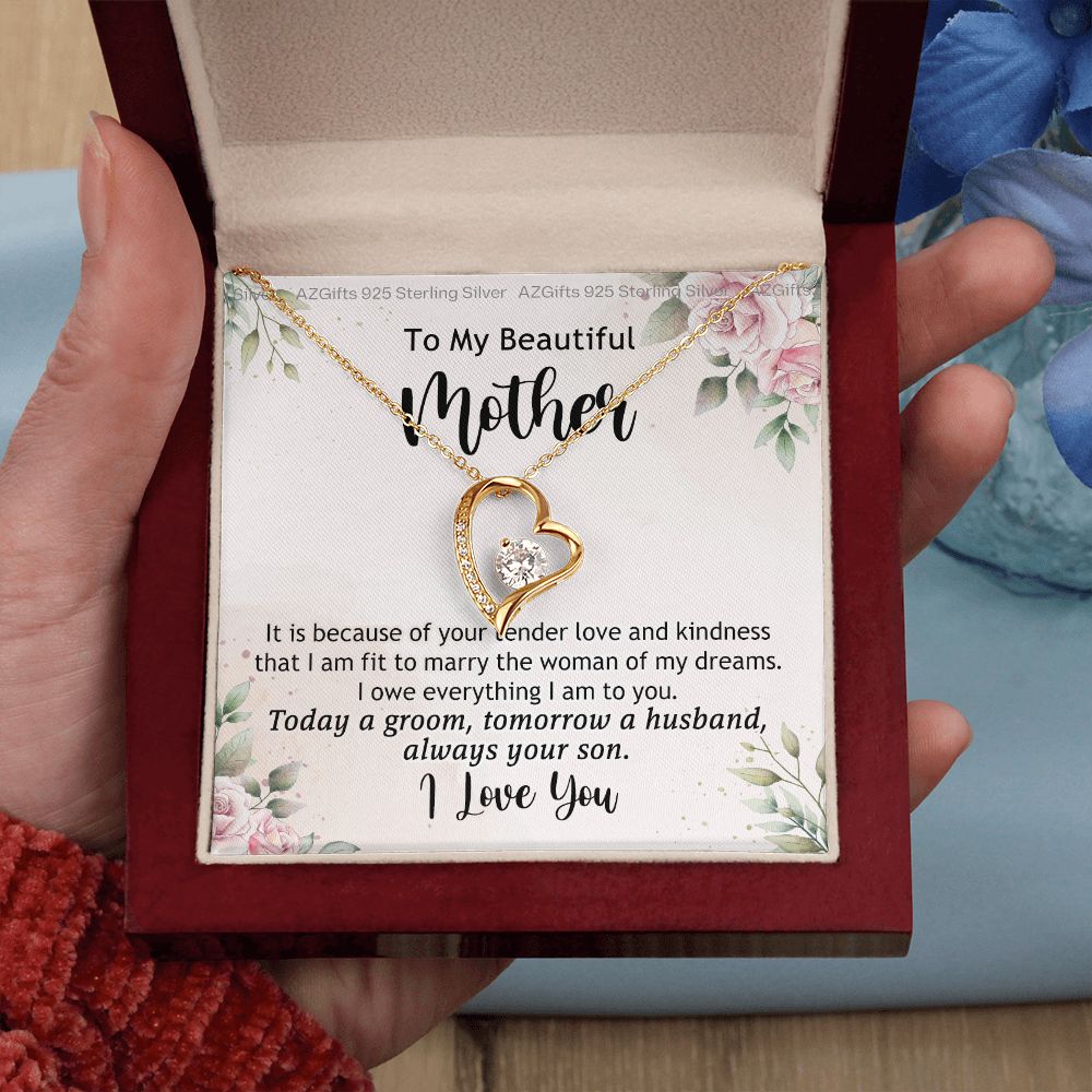 Mother Of The Groom Gift, Mother Of The Groom, Mother Of The Groom Gifts, Gift For Mother Of The Groom, Mother Of Groom Forever Love Necklace