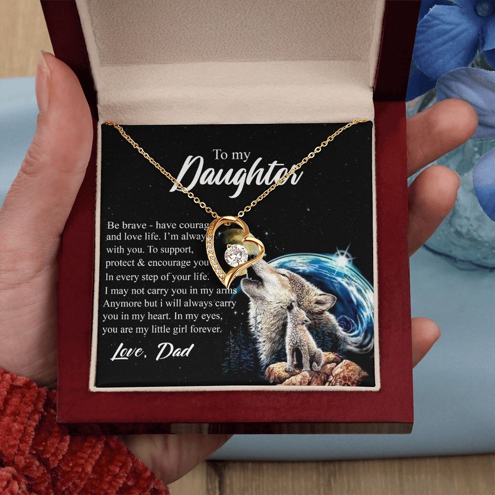 Mother Daughter Gift Ideas, To My Daughter Gift Necklace from Mom, Jewelry Pendant Present for Daughter, Birthday Christmas Gift Graduation Gifts for Daughters, Mother and Daughter Necklace 26 Forever Love Necklace