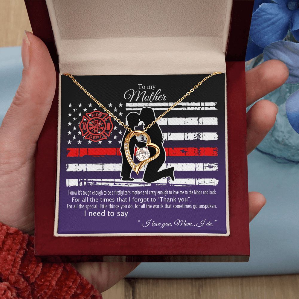 Mom Necklace Gifts for Mom from Daughter to Mom Gifts for Mothers Day from Daughter, To My Mom Necklace from Daughter to Mom Birthday Gifts Necklace with Message Card and Gift Box2233 Forever Love Necklace