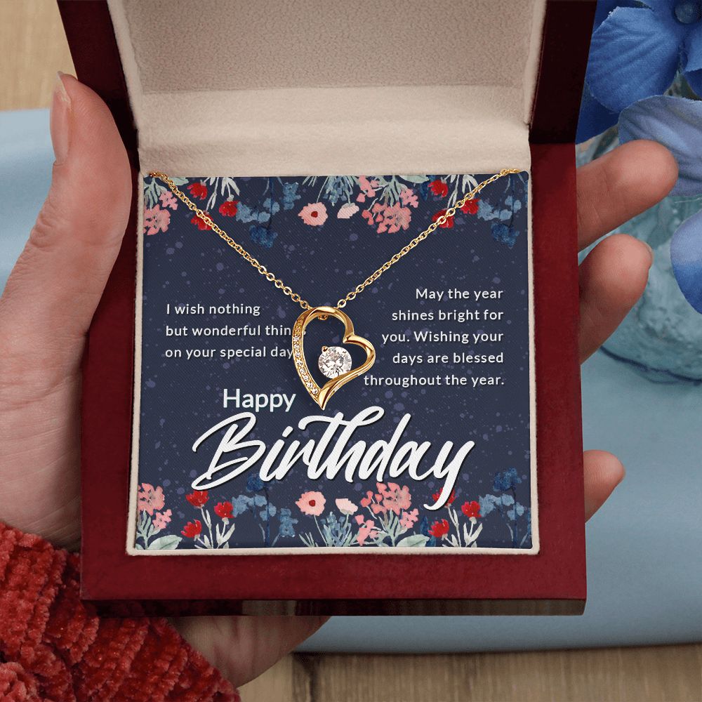 Mom Necklace Gifts for Mom from Daughter to Mom Gifts for Mothers Day from Daughter, To My Mom Necklace from Daughter to Mom Birthday Gifts Necklace with Message Card and Gift Box2230 Forever Love Necklace