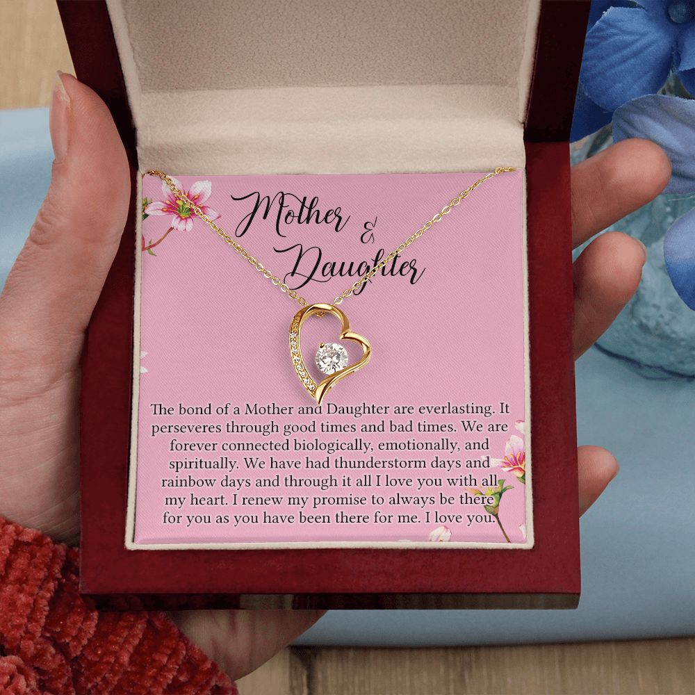 To My Mother Mom Bestfriend Best Mommy Mother In Law Stepmom For Mothers Day Birthday From Son Daughter Stepson Stepdaughter Necklace Gift Forever Love Necklace
