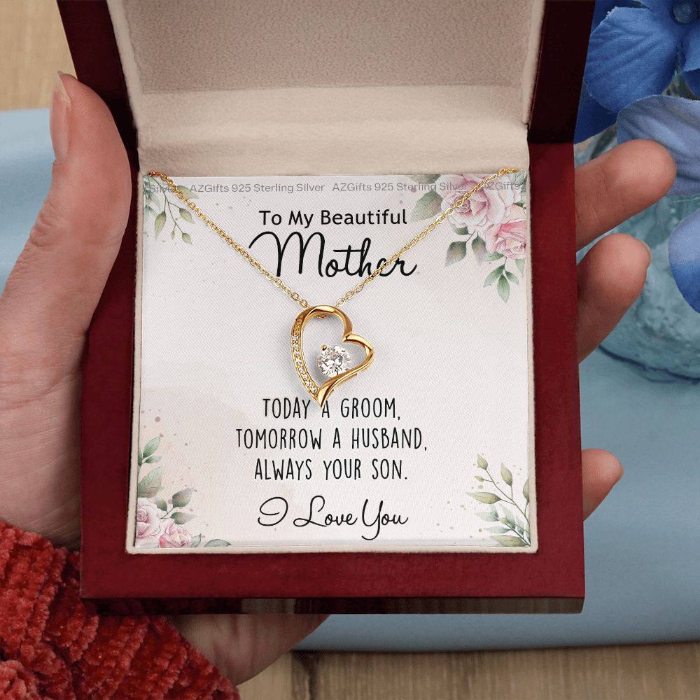 Mother Of The Groom Gift, Mother Of The Groom, Mother Of The Groom Gifts, Gift For Mother Of The Groom, Mother Of Groomw Forever Love Necklace