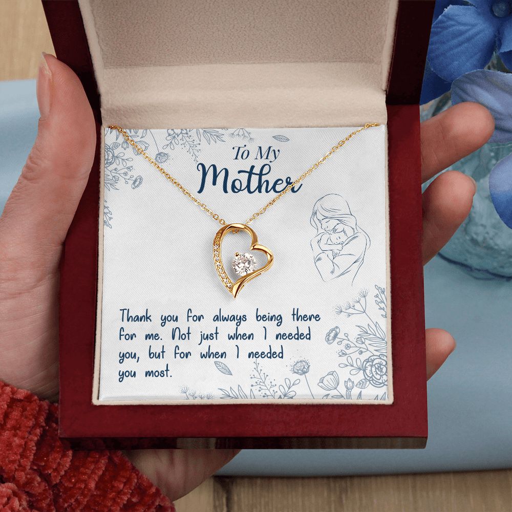 To My Mom Necklace Pendant Gift From Daughter Necklace I Needed You Most Gift For To Mom Happy Mother's Day Mother In Law Gift On Birthday Anniversary Gift 30821 Forever Love Necklace