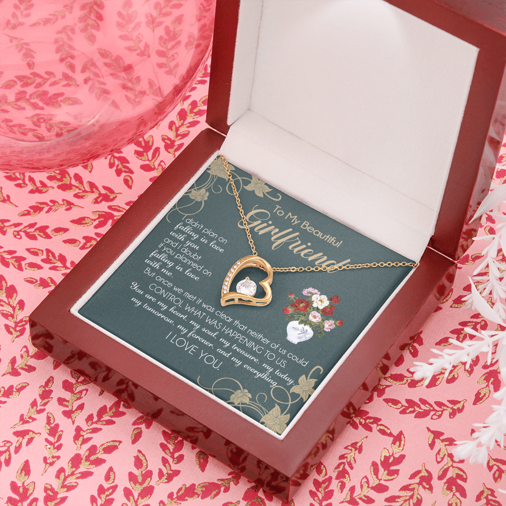 To My Girlfriend Necklace Valentine Gift From Boyfriend Necklace for Girlfriend 175077747792