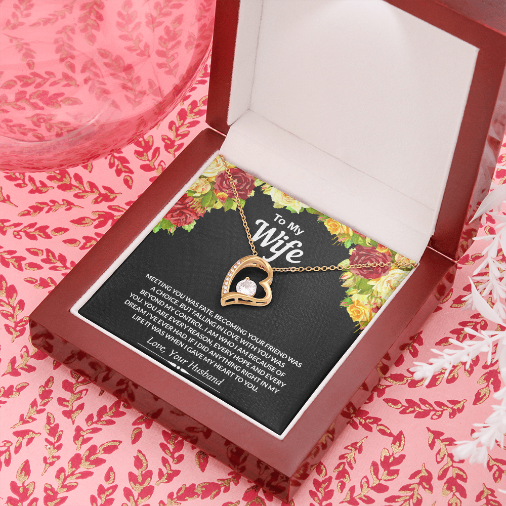 To My Wife Necklace from Husband Jewelry Gift For Wife Valentines Gift for Her