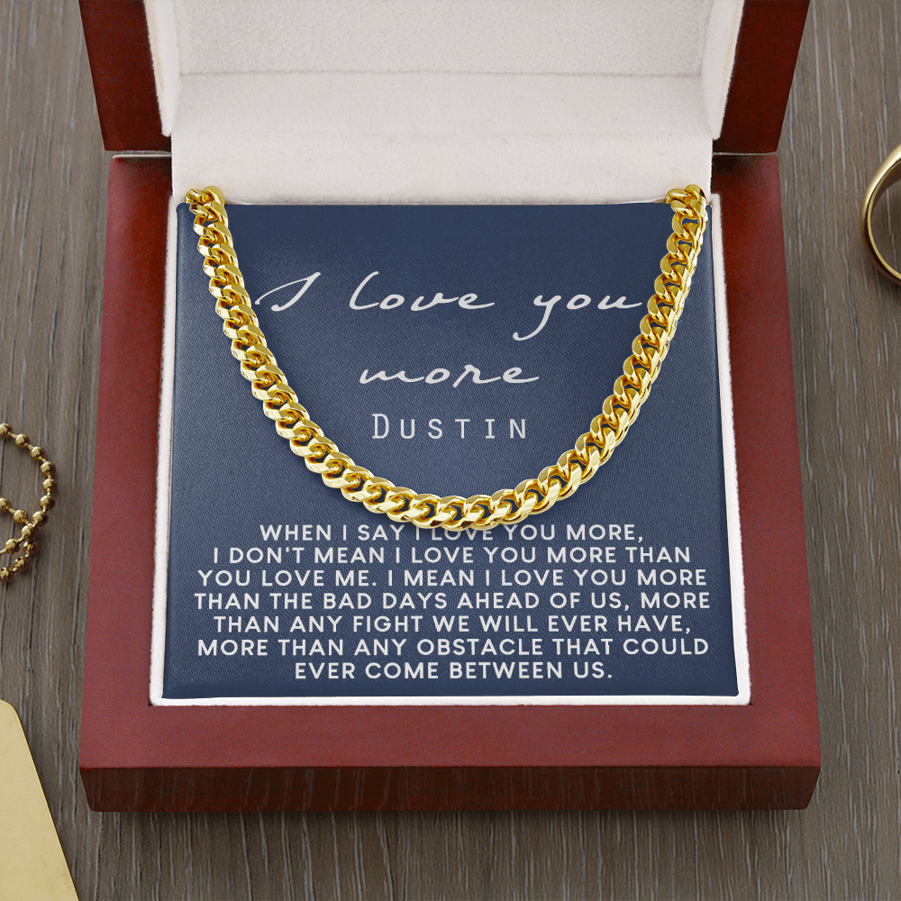 Romantic Gifts For Him, Cute Gifts For Boyfriend Jewelry, Long Distance Relation Dustin