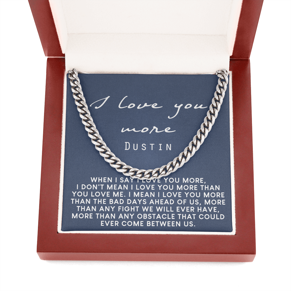 Romantic Gifts For Him, Cute Gifts For Boyfriend Jewelry, Long Distance Relation Dustin