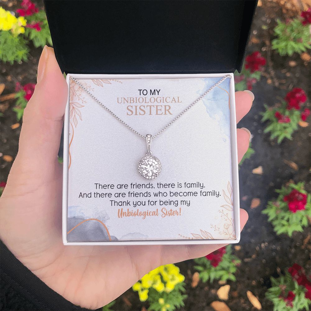Best Friend Necklace For Unbiological Sister Soul Sister Gift Bestie Birthday Eternal Hope Necklace