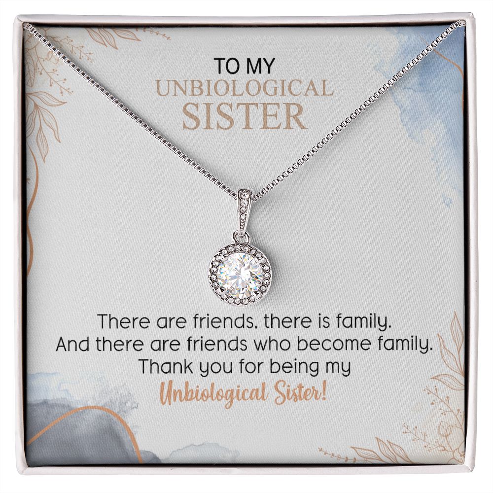 Best Friend Necklace For Unbiological Sister Soul Sister Gift Bestie Birthday Eternal Hope Necklace