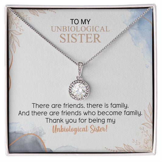 Best Friend Necklace For Unbiological Sister Soul Sister Gift Bestie Birthday Eternal Hope Necklace
