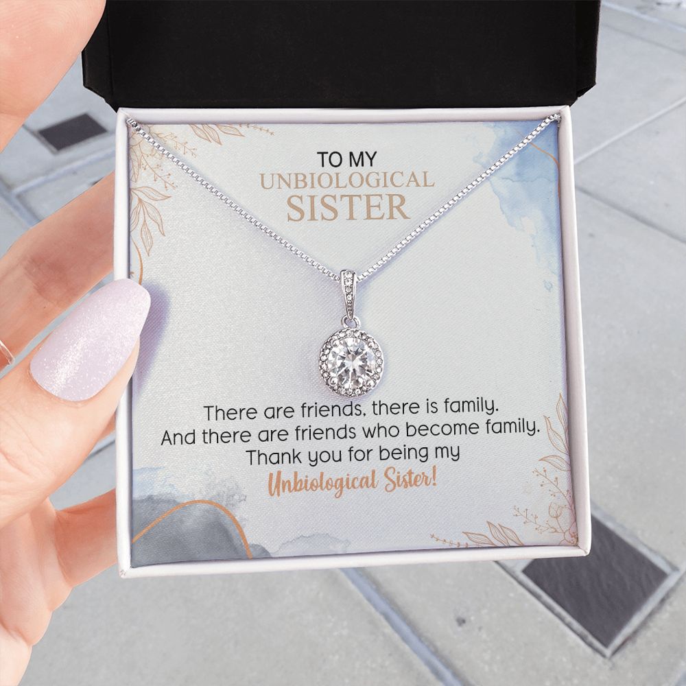 Best Friend Necklace For Unbiological Sister Soul Sister Gift Bestie Birthday Eternal Hope Necklace