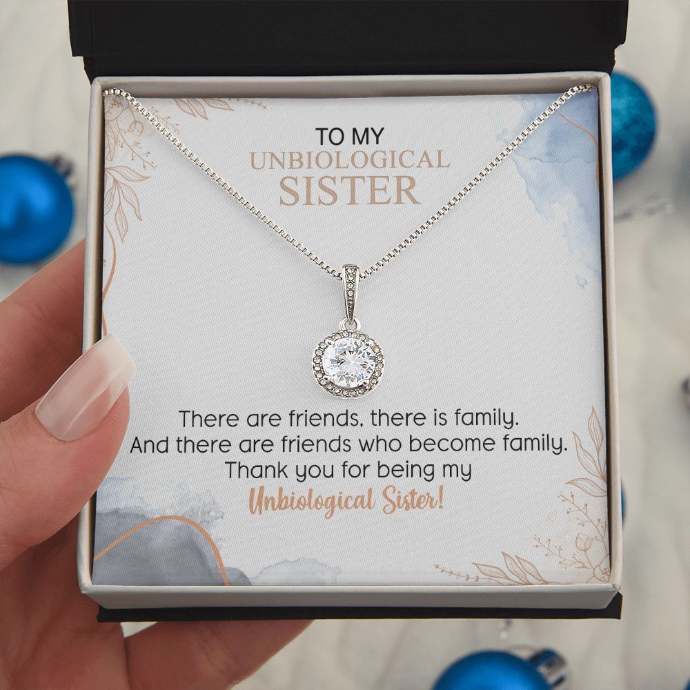 Best Friend Necklace For Unbiological Sister Soul Sister Gift Bestie Birthday Eternal Hope Necklace