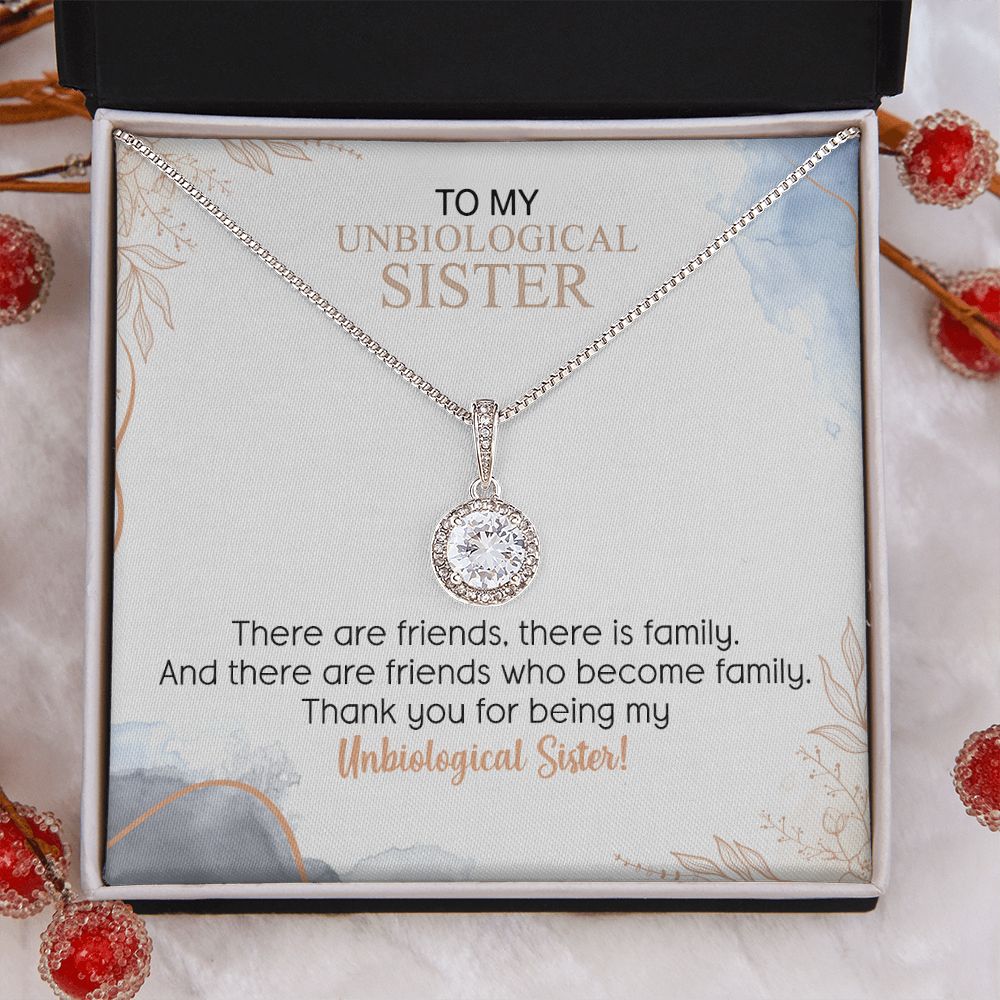 Best Friend Necklace For Unbiological Sister Soul Sister Gift Bestie Birthday Eternal Hope Necklace