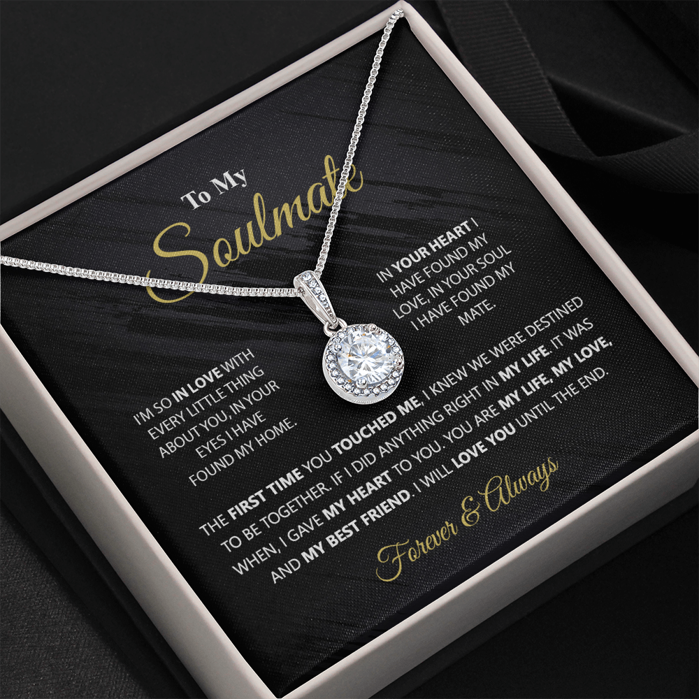 To My Soulmate Necklace Eternal Hope Valentines Gift For Wife Anniversary Gift 175115942138