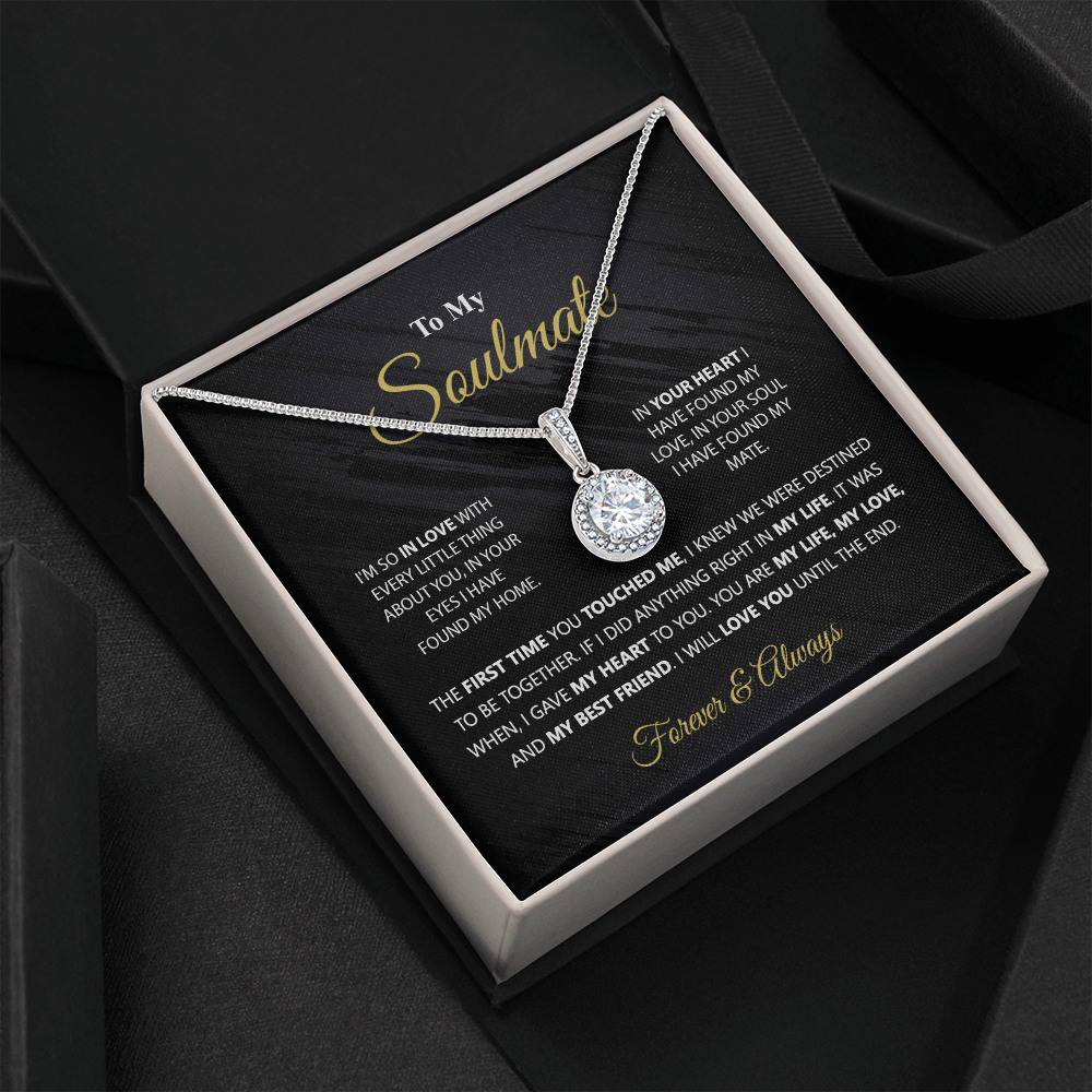 To My Soulmate Necklace Eternal Hope Valentines Gift For Wife Anniversary Gift 175115942138