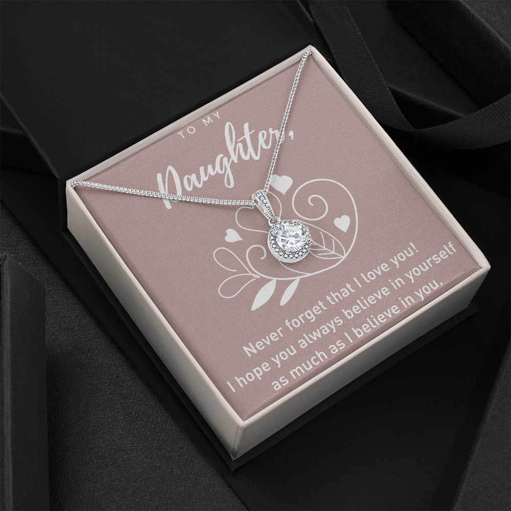 To My Daughter Valentines Day Gift for daughter Gift Her Eternal Hope Necklace
