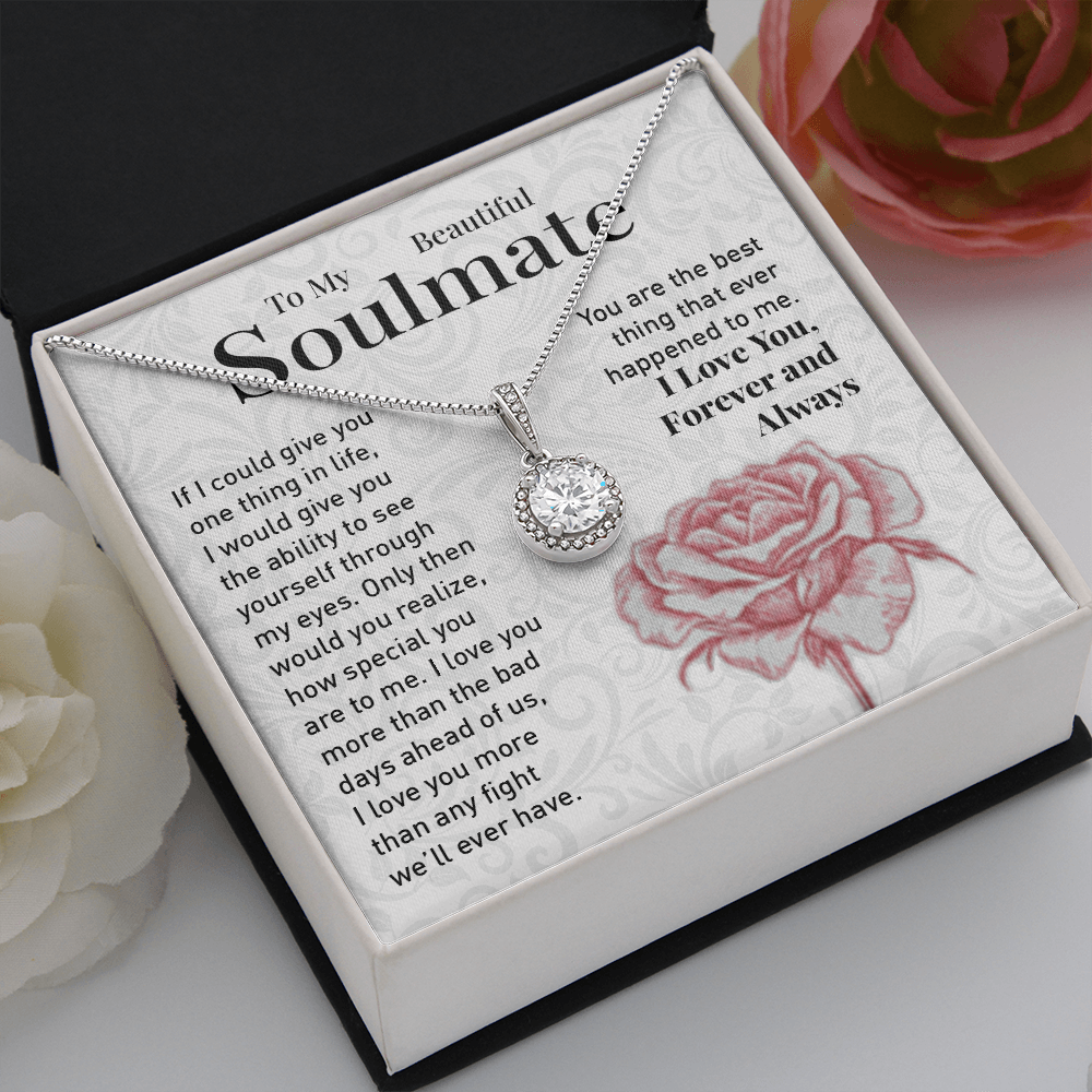 To My Soulmate Necklace Eternal Hope Necklace Happy Valentines Day Gift for Her 175133545605