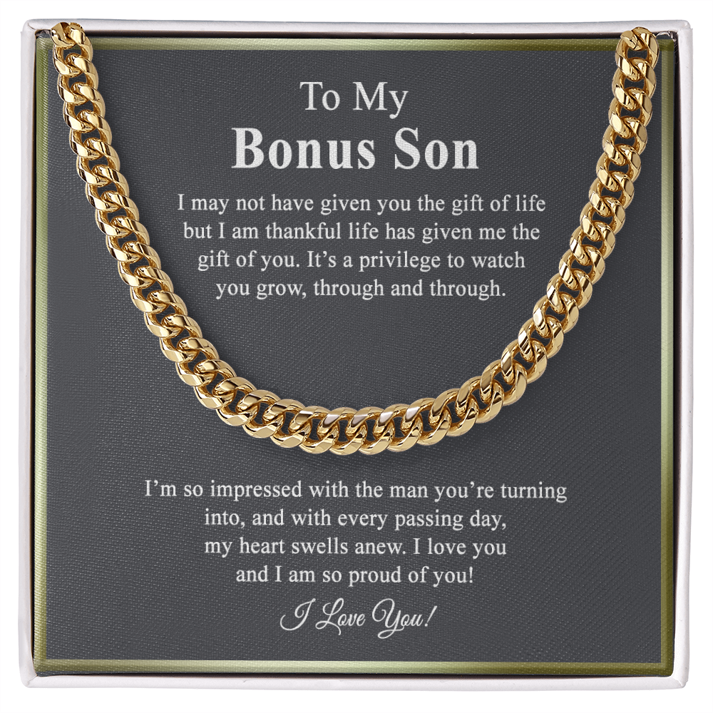 Bonus Son Gift, Step Son Gift, Stepson Birthday Gift, Adopted Son Gift, Step Son 175046813876
